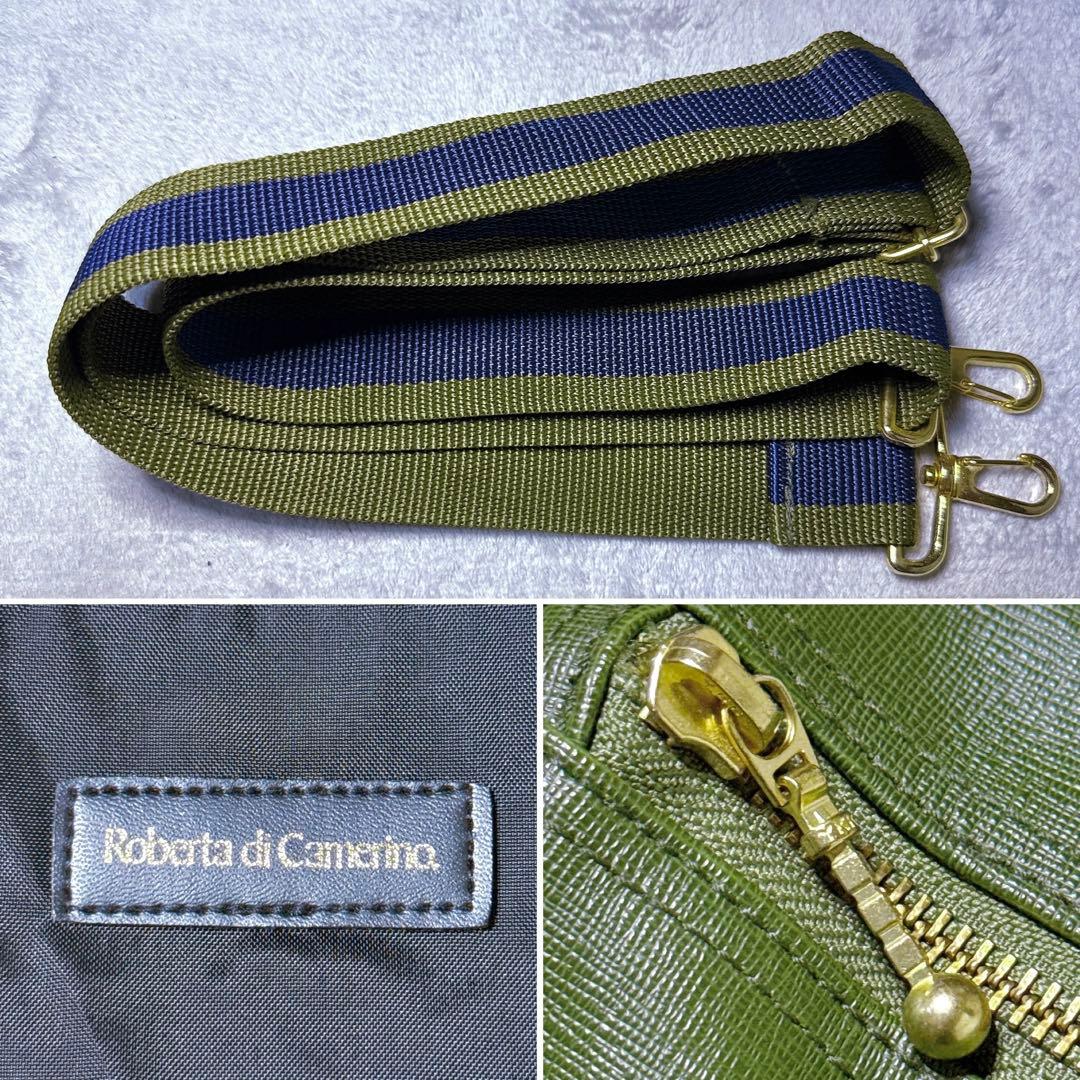 【未使用】ロベルタ ディ カメリーノ ボストンバッグ 2way オールレザー