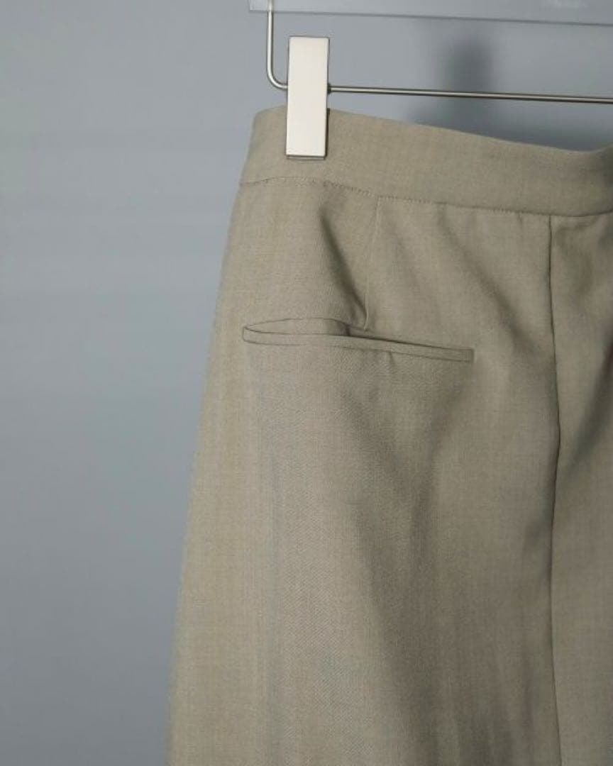 anuke アンヌーク/ラップスカート付きパンツベージュ/36