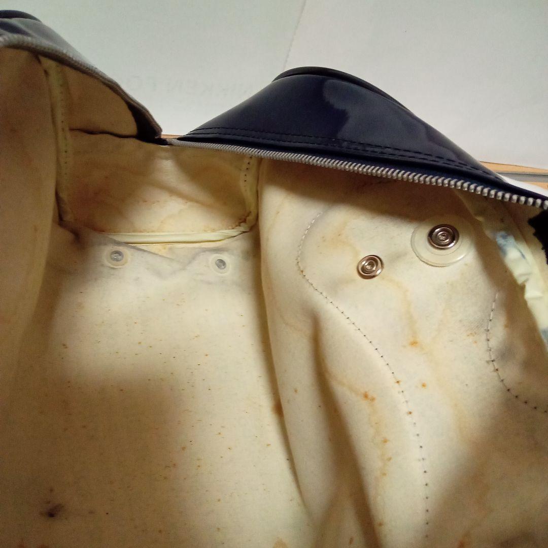 タ*ク様 アディダス ネイビー　エナメル ボストンバッグ ビンテージ　日本製