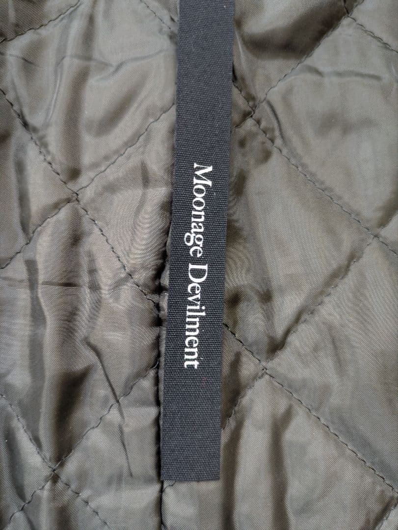 美品　Moonage Devilement グレー ダブルブレストピーコート L