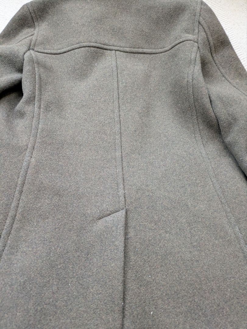 美品　Moonage Devilement グレー ダブルブレストピーコート L