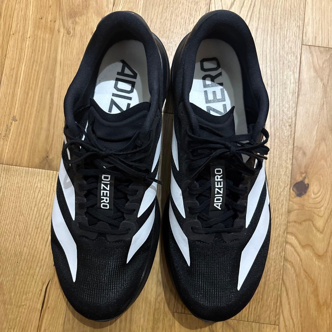 adizero ランニングシューズ ブラック/ホワイト