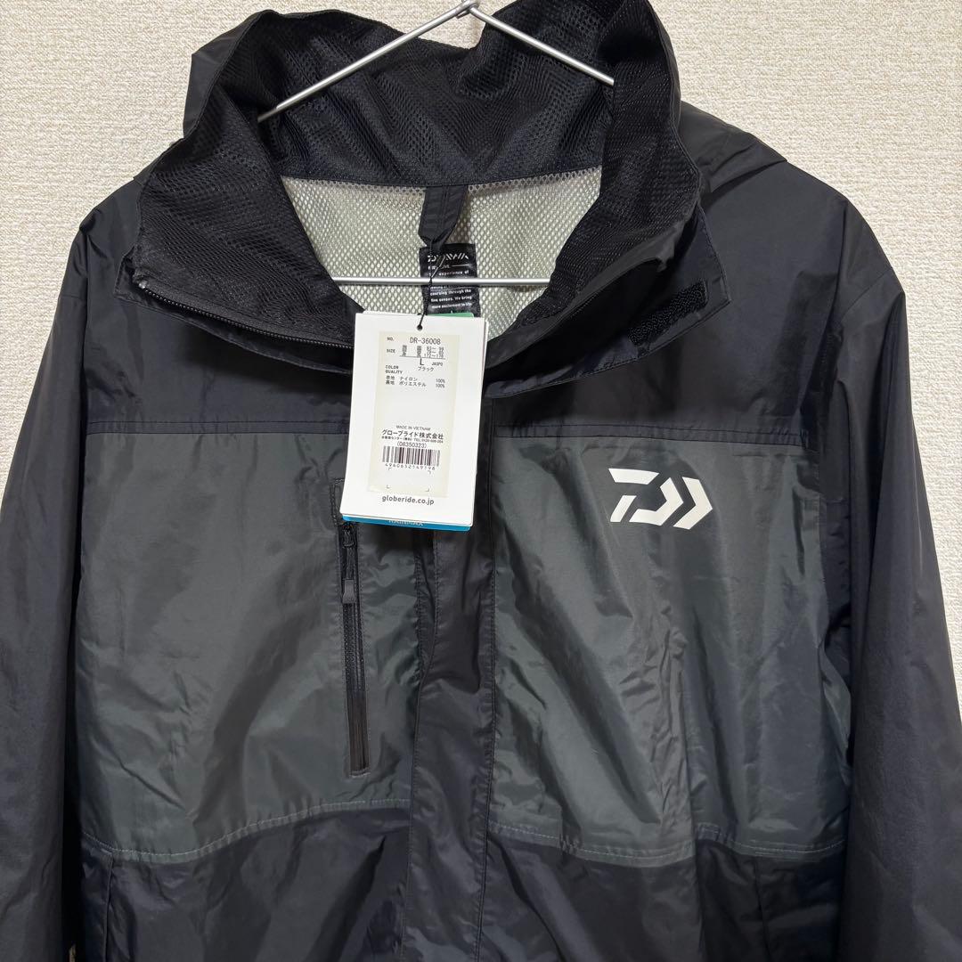 【新品】DAIWA レインマックス レインスーツ ブラックL
