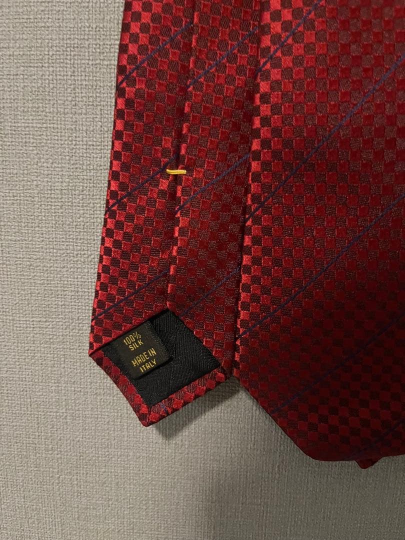 LOUIS VUITTON ネクタイ マイクロダミエ LVロゴ 未使用