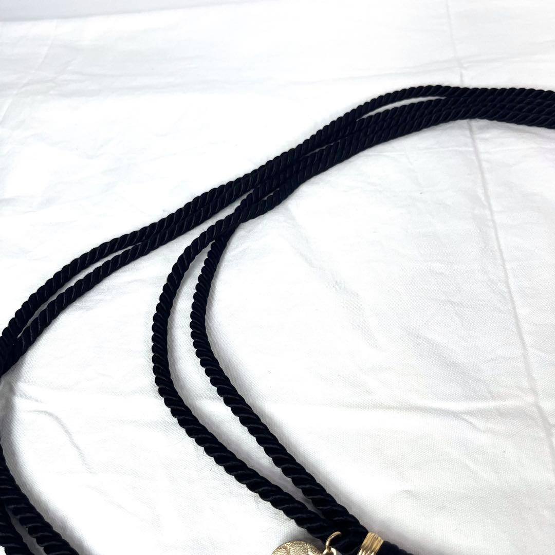 【希少】クリスチャンディオール　ロープベルト　ハート　ハニカム　ゴールド　ロゴ