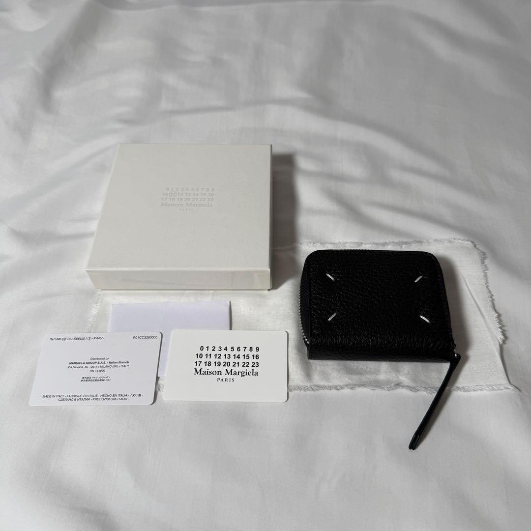 【正規品/定価7.5万】MaisonMargiela 二つ折り財布 ブラック