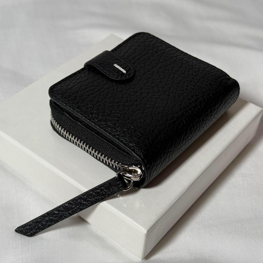 【正規品/定価7.5万】MaisonMargiela 二つ折り財布 ブラック