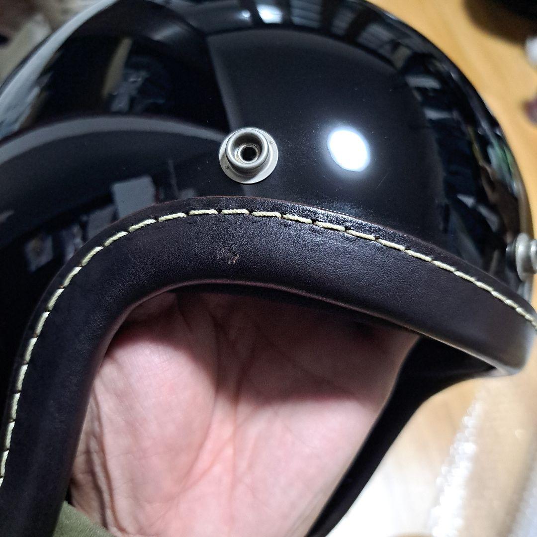 TT&CO.500-TX レザーリムショット　ブラック