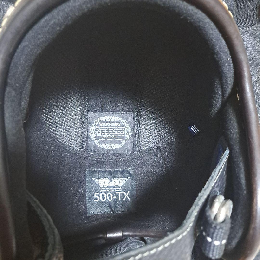 TT&CO.500-TX レザーリムショット　ブラック