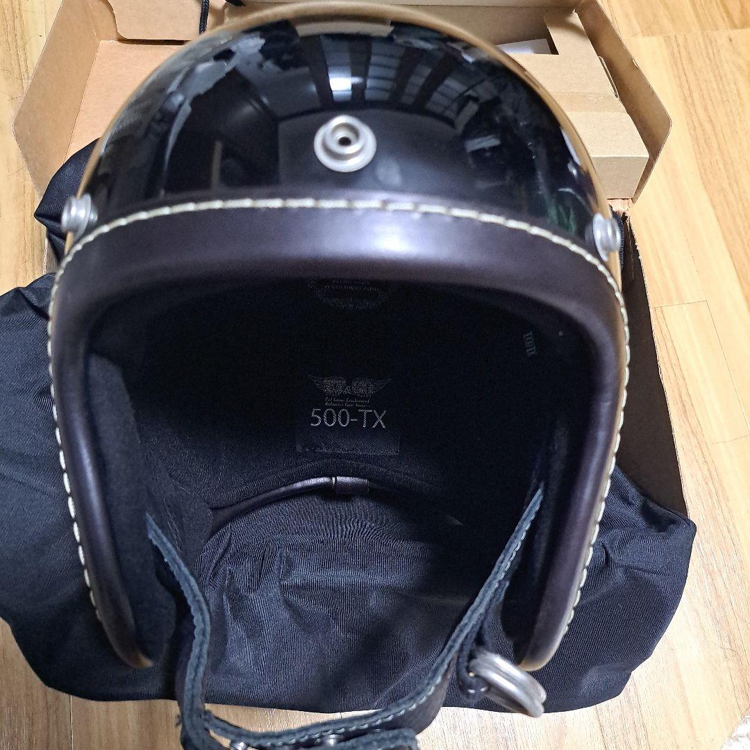 TT&CO.500-TX レザーリムショット　ブラック