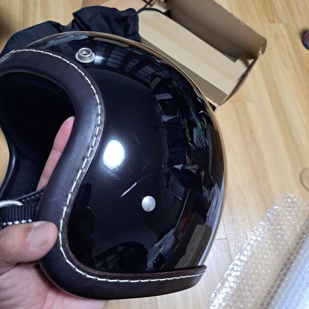 TT&CO.500-TX レザーリムショット　ブラック