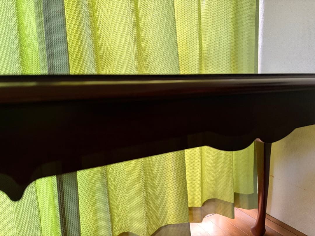 マホガニー 猫足デスク