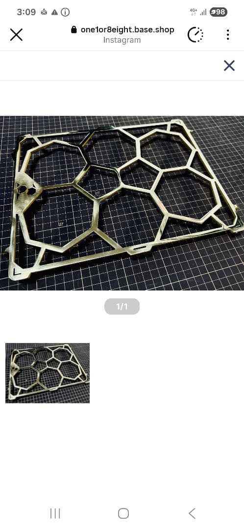 1er8 真鍮フラットバーナー用五徳