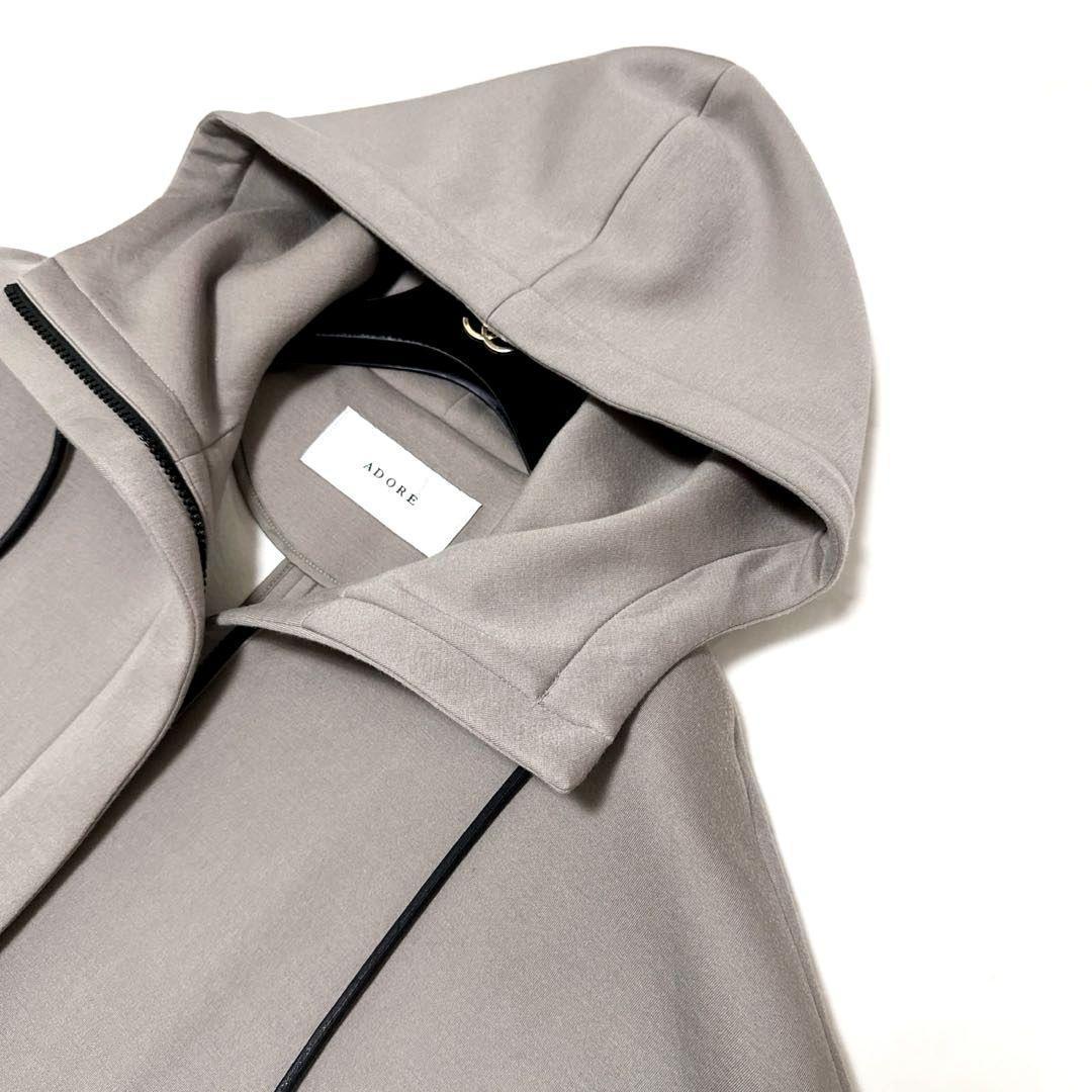美品✨ ADORE　ソフトボンディングフーディーコート　ポンチョ　変形　38