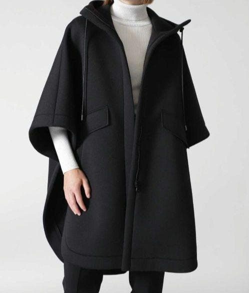 美品✨ ADORE　ソフトボンディングフーディーコート　ポンチョ　変形　38