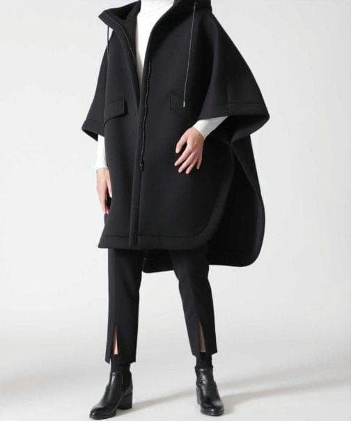 美品✨ ADORE　ソフトボンディングフーディーコート　ポンチョ　変形　38