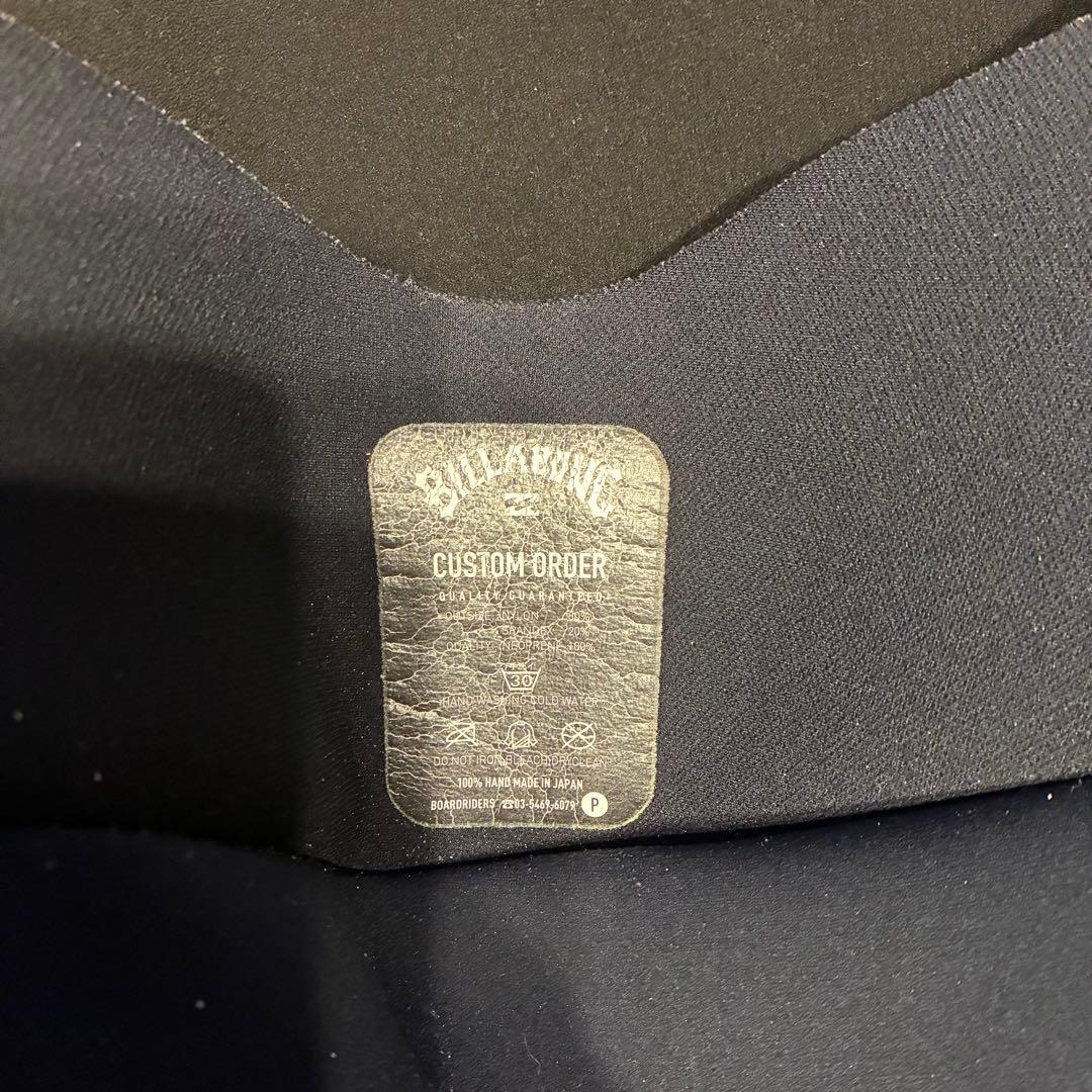 BILLABONG セミドライスーツ ウェットスーツ　冬用　ネイビー/グレー