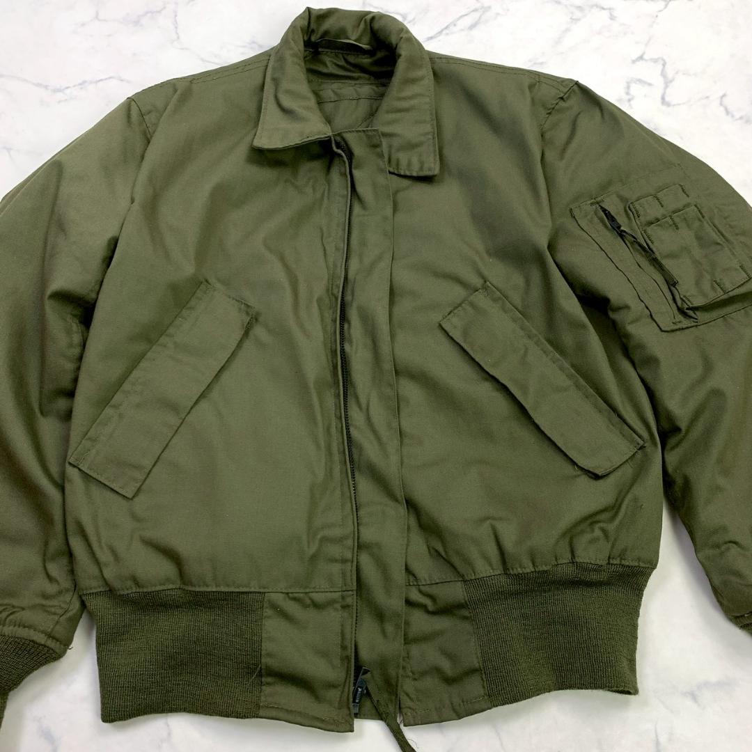 80s 米軍実物 アラミド CVC タンカース ジャケット S-R　D857