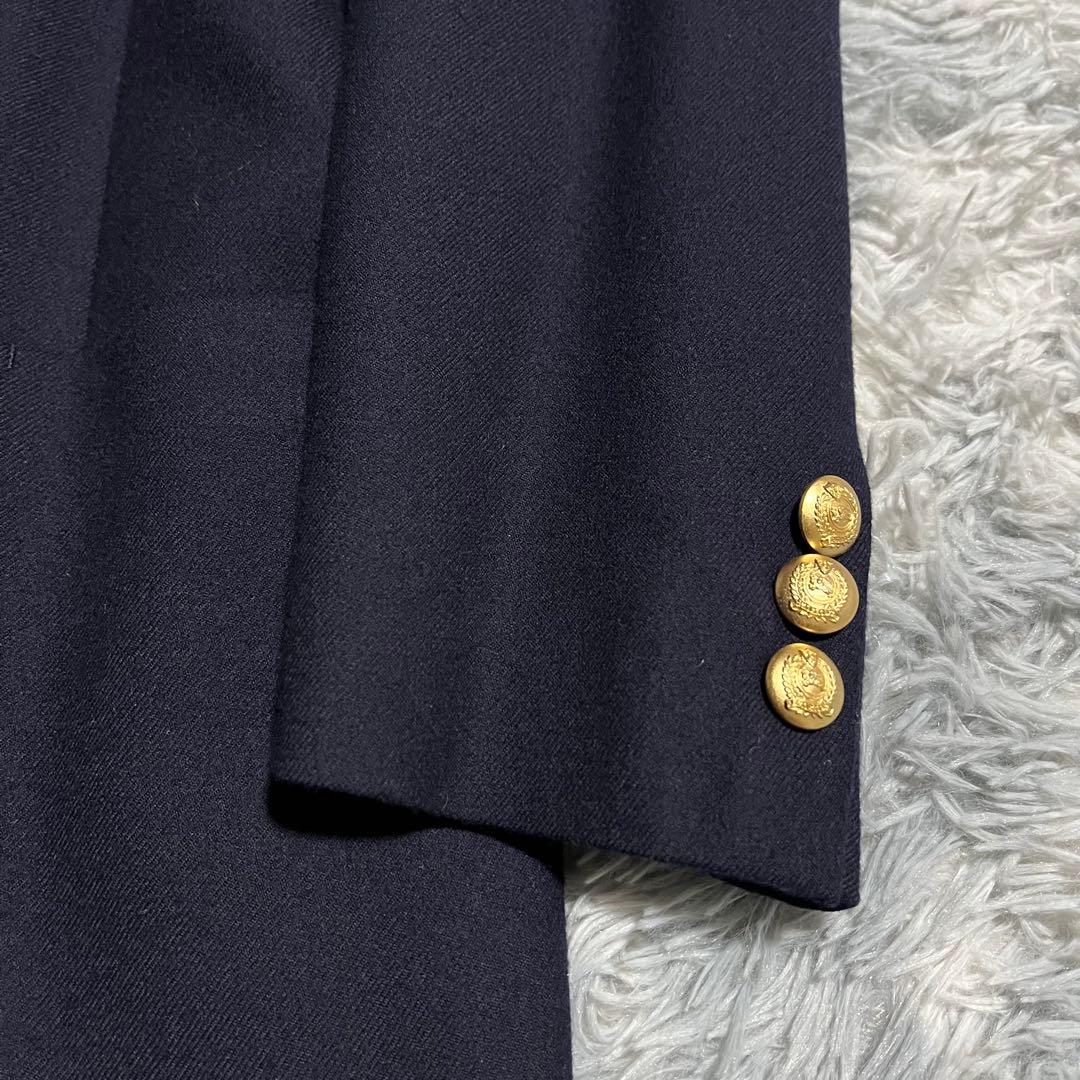 美品　Burberrys 紺ブレ　テーラードジャケット　　金ボタン　9AR