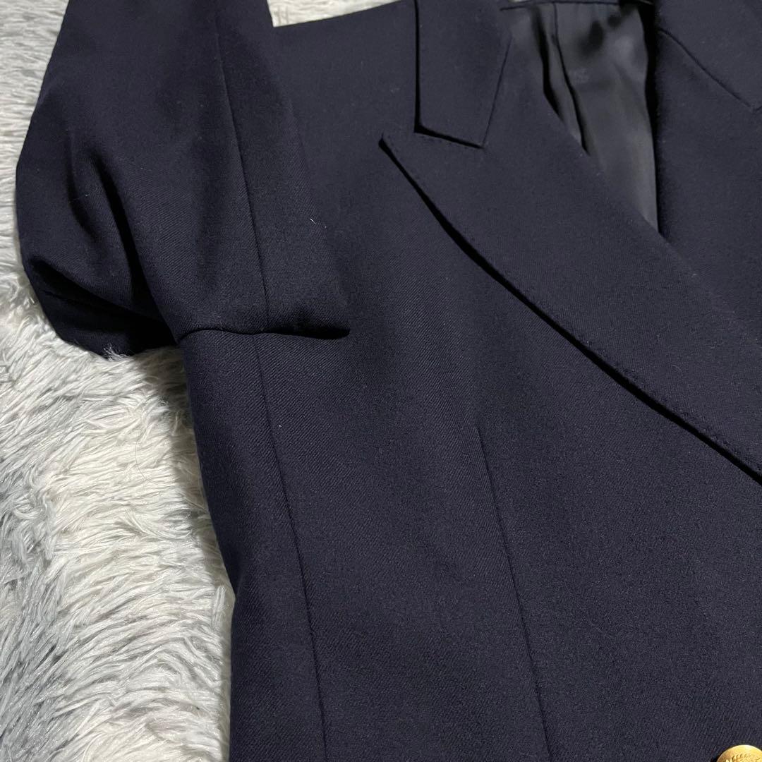 美品　Burberrys 紺ブレ　テーラードジャケット　　金ボタン　9AR