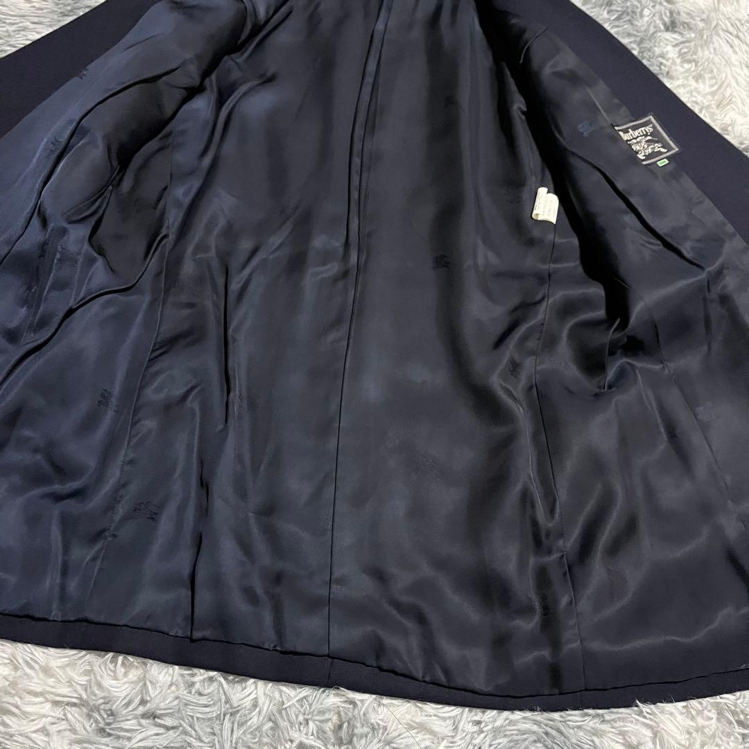 美品　Burberrys 紺ブレ　テーラードジャケット　　金ボタン　9AR