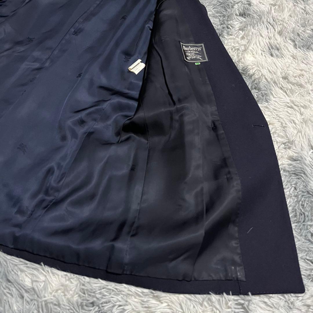 美品　Burberrys 紺ブレ　テーラードジャケット　　金ボタン　9AR