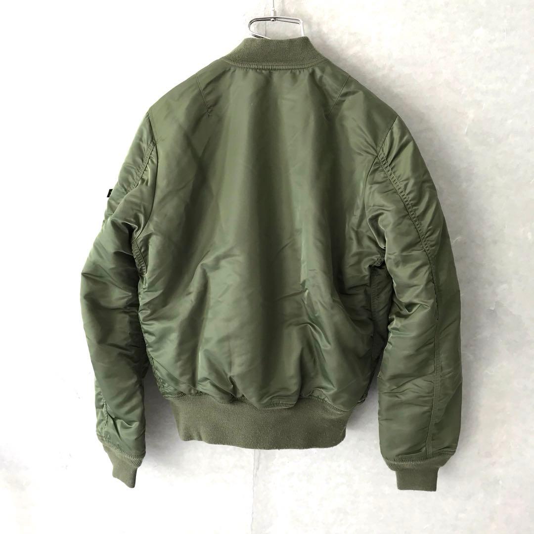 ALPHA MA-1 フライトジャケット 美品 中綿 カーキ M