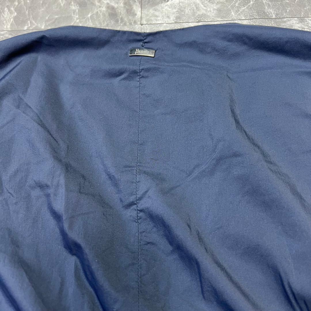 美品　ヘルノ　ダウンベスト　ジレ　軽量　IN-TECH ネイビー M　メンズ