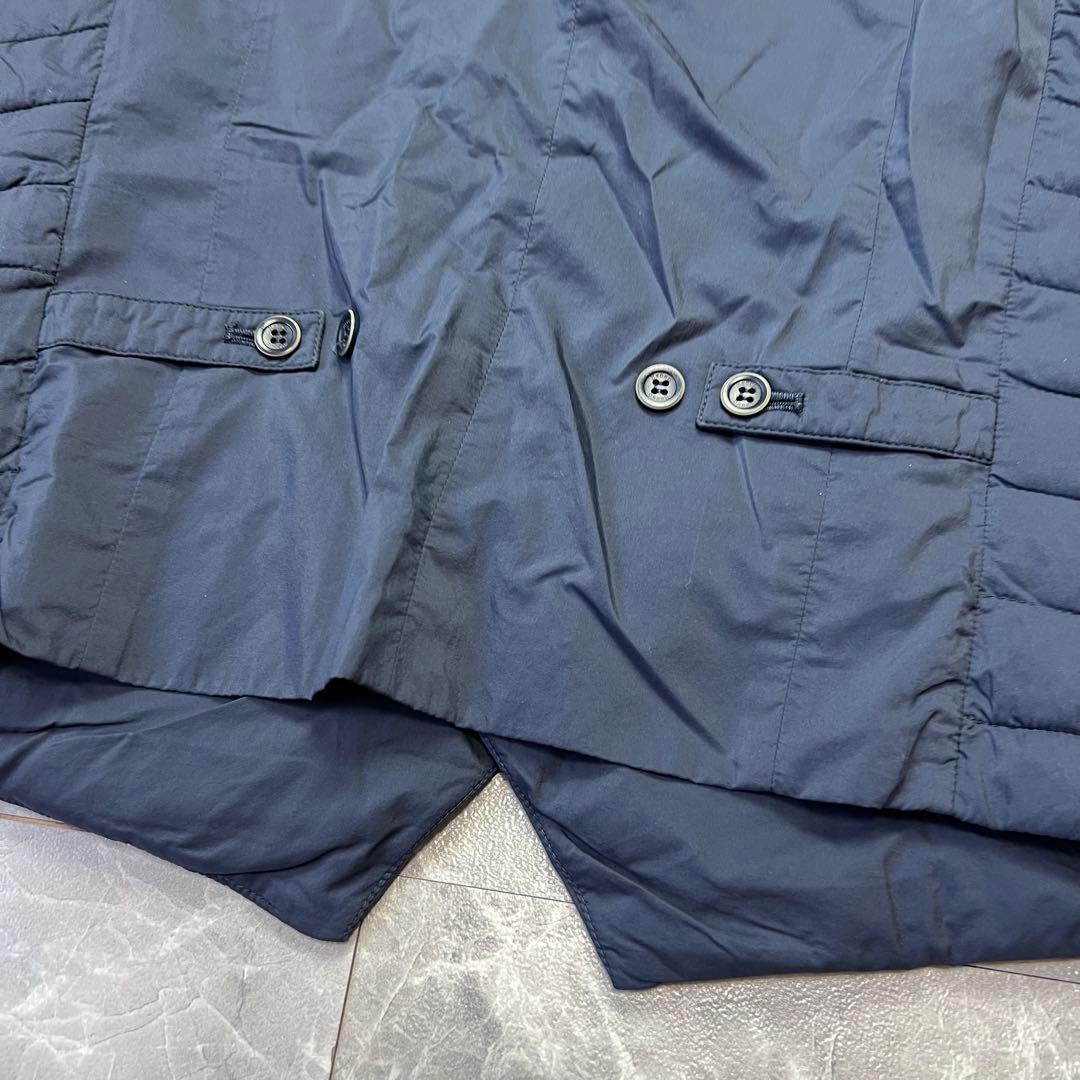 美品　ヘルノ　ダウンベスト　ジレ　軽量　IN-TECH ネイビー M　メンズ