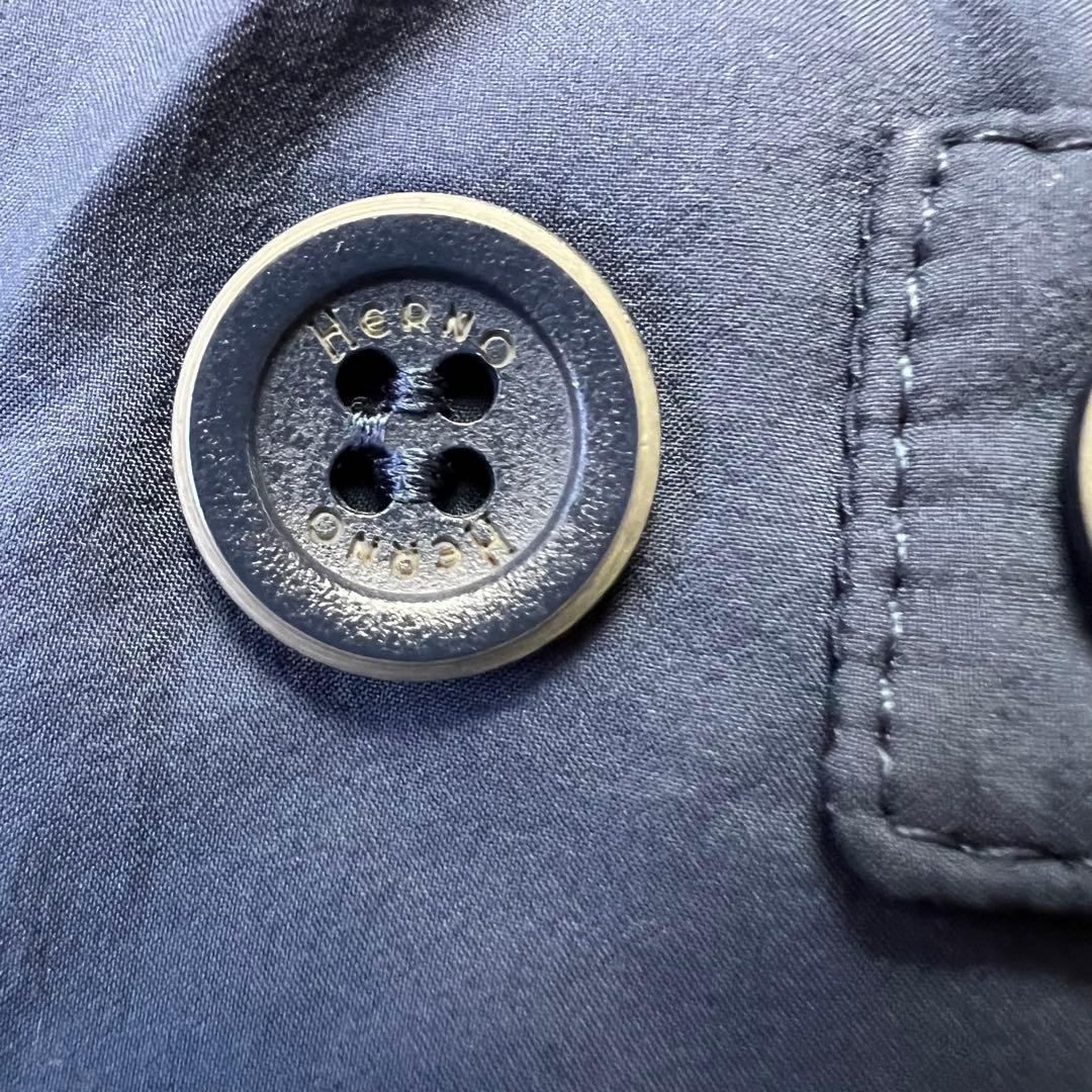 美品　ヘルノ　ダウンベスト　ジレ　軽量　IN-TECH ネイビー M　メンズ