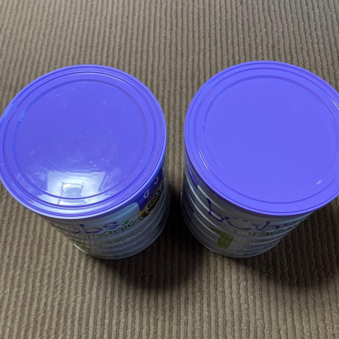 bubs organic 有機グラスフェッド粉ミルク 800g 2缶セット