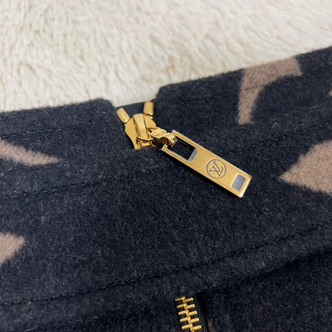 『極美品』LOUIS VUITTON ルイヴィトン モノグラム ウール スカート