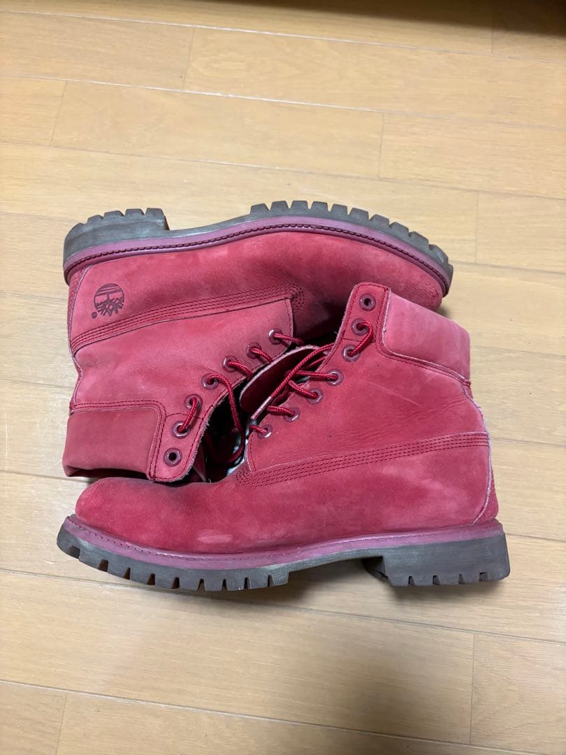 超希少　timberland 赤