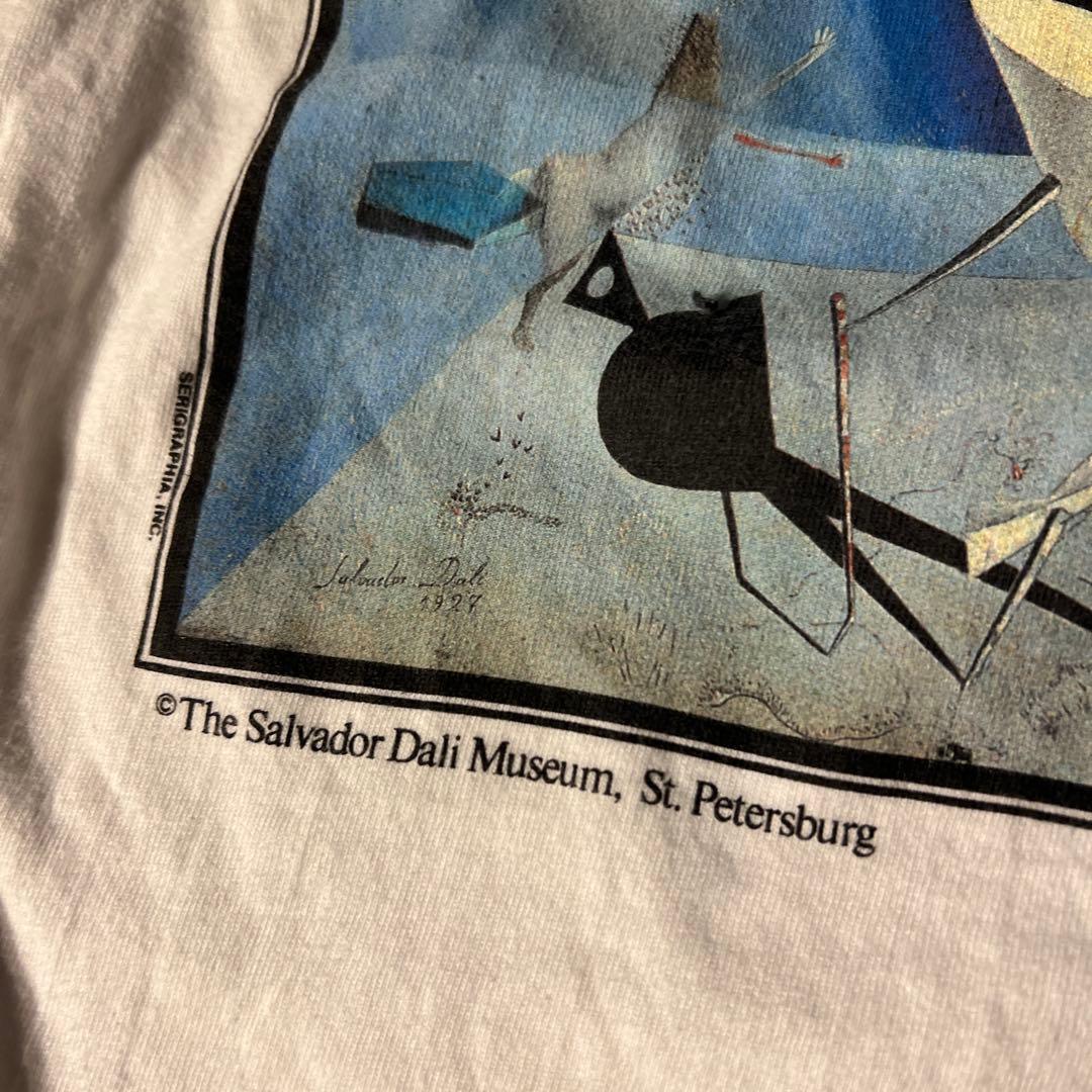 デッドストック 90s ダリ 器官と手 アートT ロングスリーブ ヴィンテージ