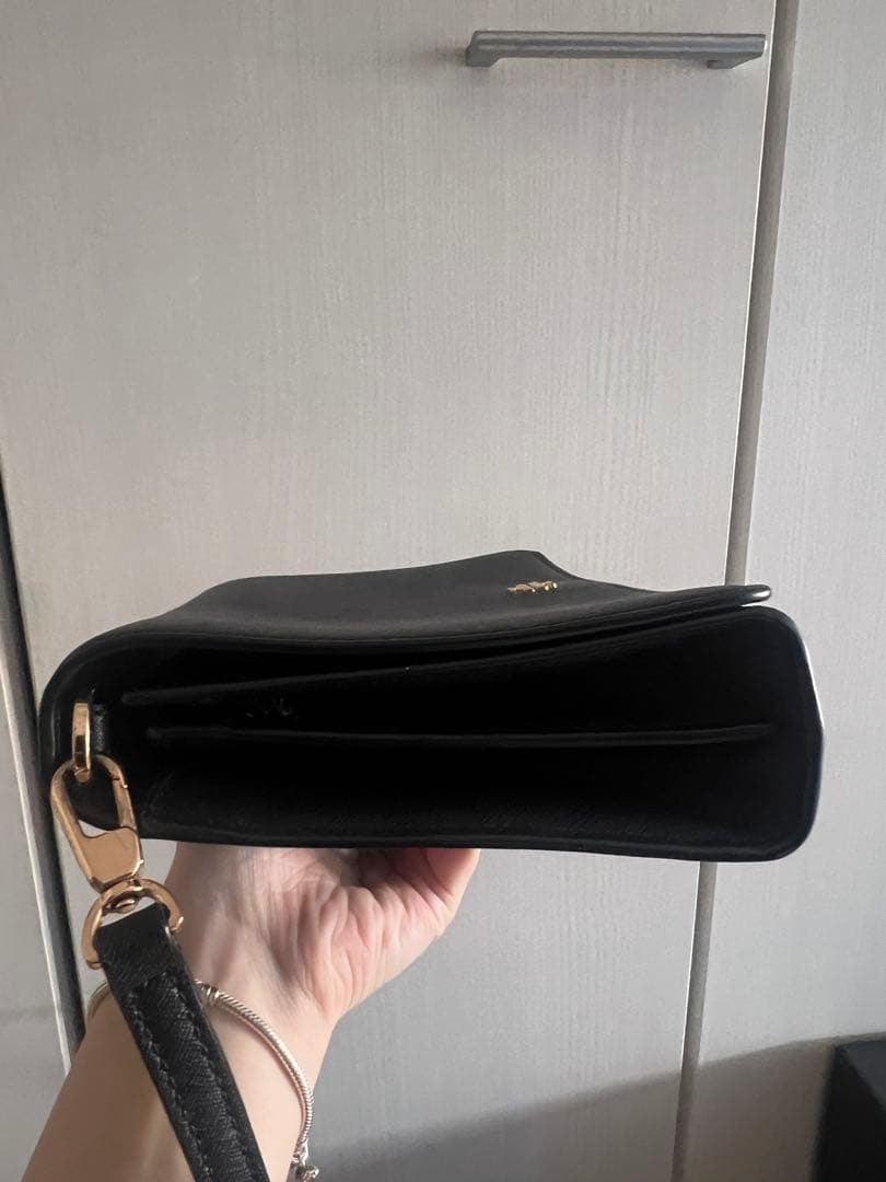 トリーバーチ　ショルダーバッグ 2way エマーソン　レザー　ブラック