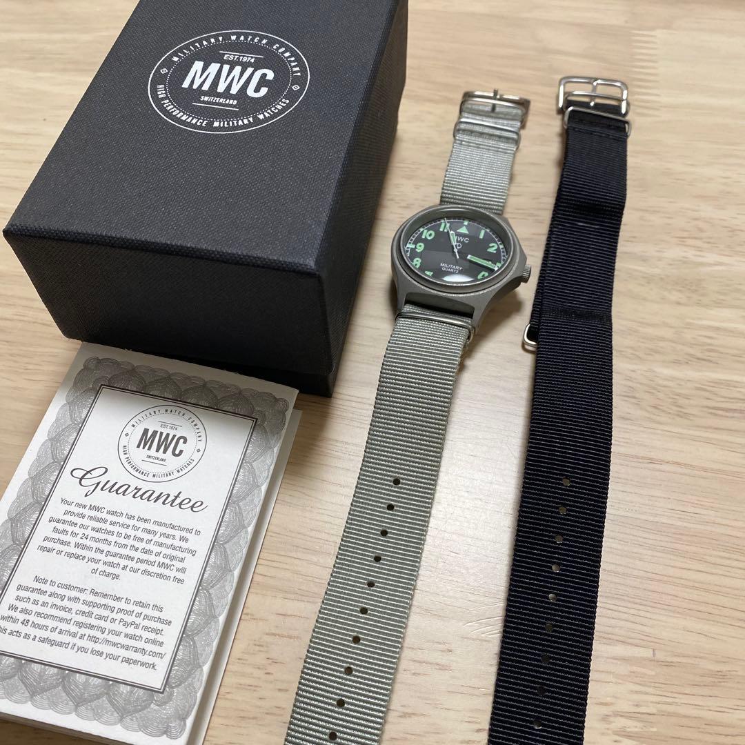 MWC G10-PB ミリタリー　クォーツ時計