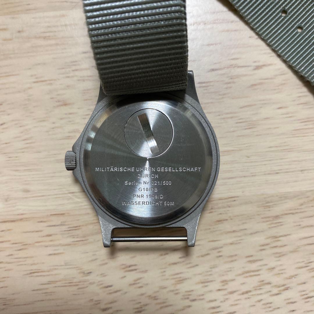 MWC G10-PB ミリタリー　クォーツ時計