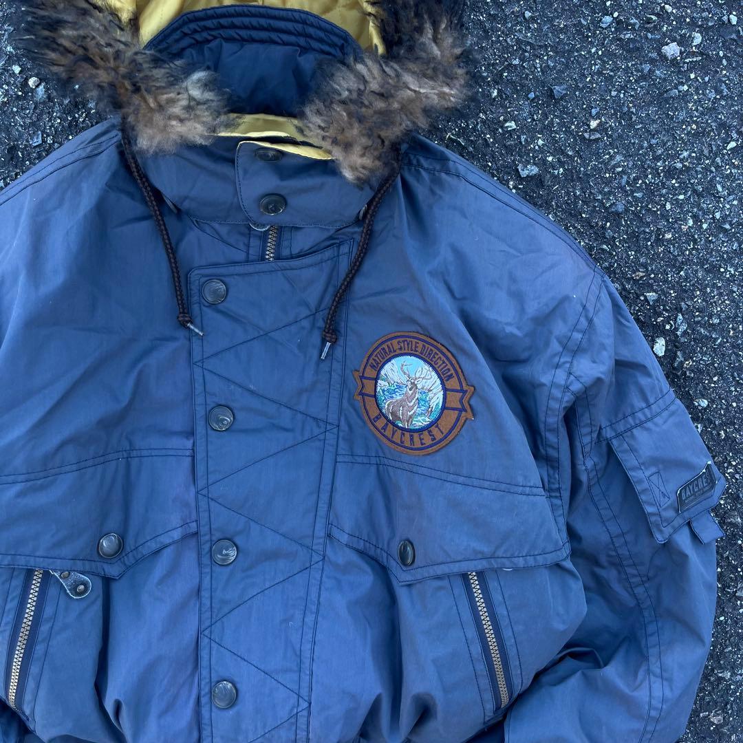 vintage 00s 90s フライト　ファー　ジャケット　短丈　y2k 希少