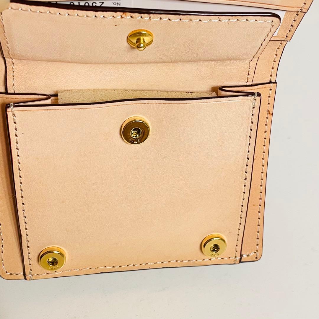 CIMABUE スティングレイ 折財布 二つ折り ガルーシャ エイ革 ネイビー