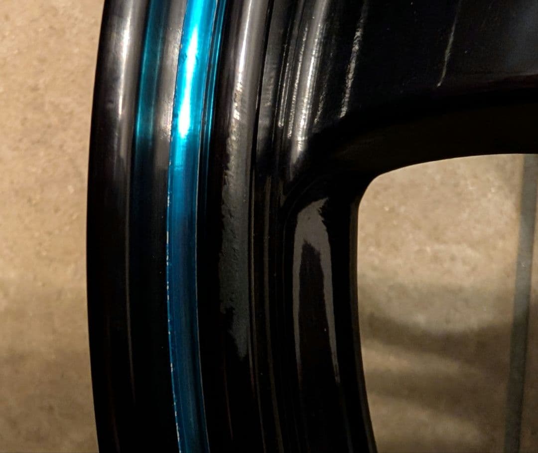 トヨタAQUAなど LM SPORT 15インチホイール4本 ブラック/ブルー