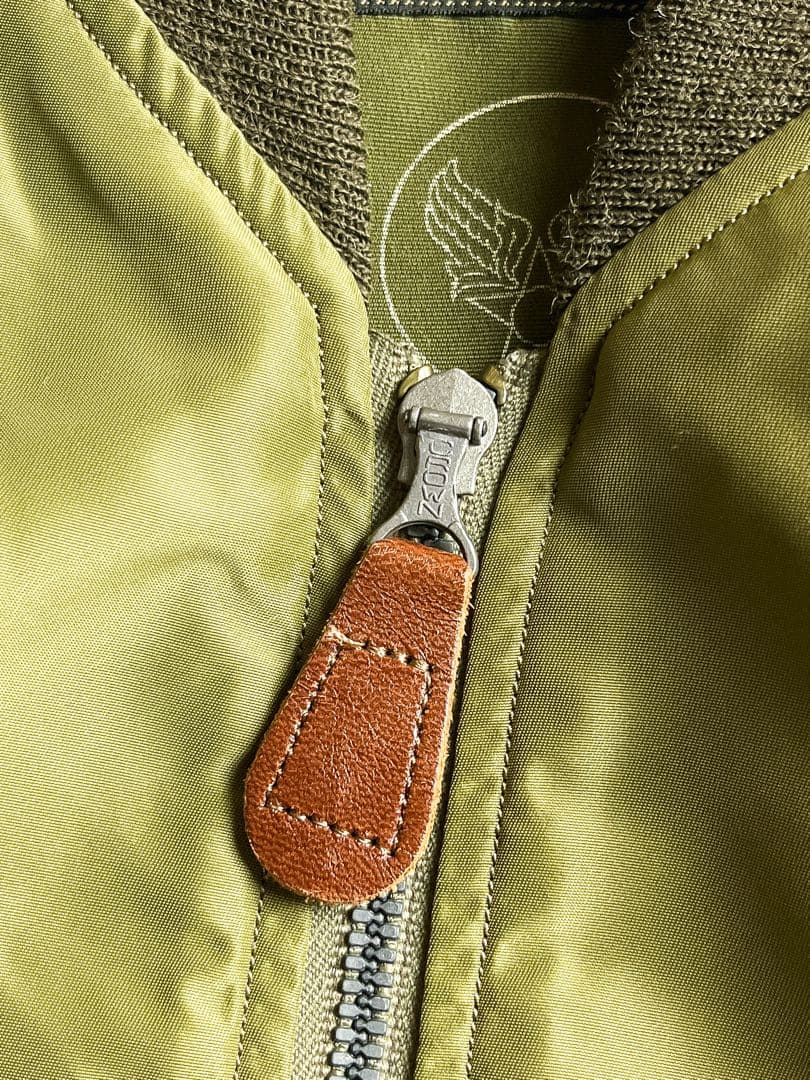 極美品【バズリクソンズ】L-2 フライトジャケット セージグリーン 36