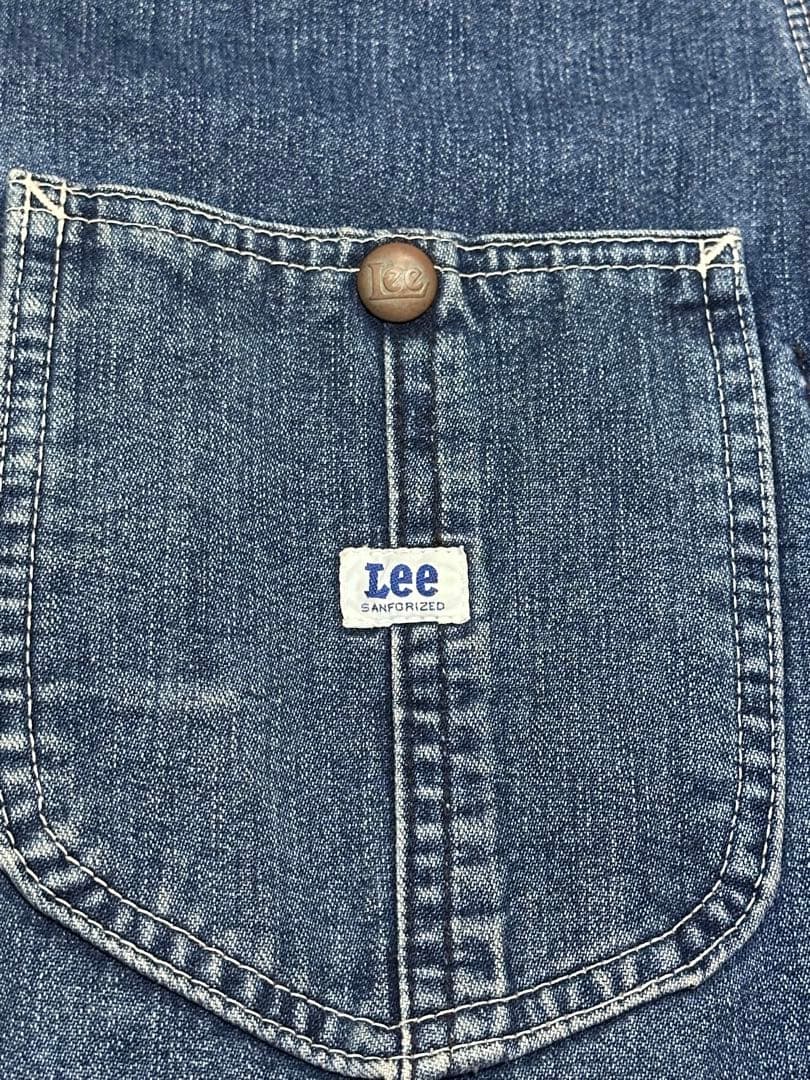 【最終値下げ】Lee 91-J ハウスタグ 加工 デニムカバーオール 復刻　M