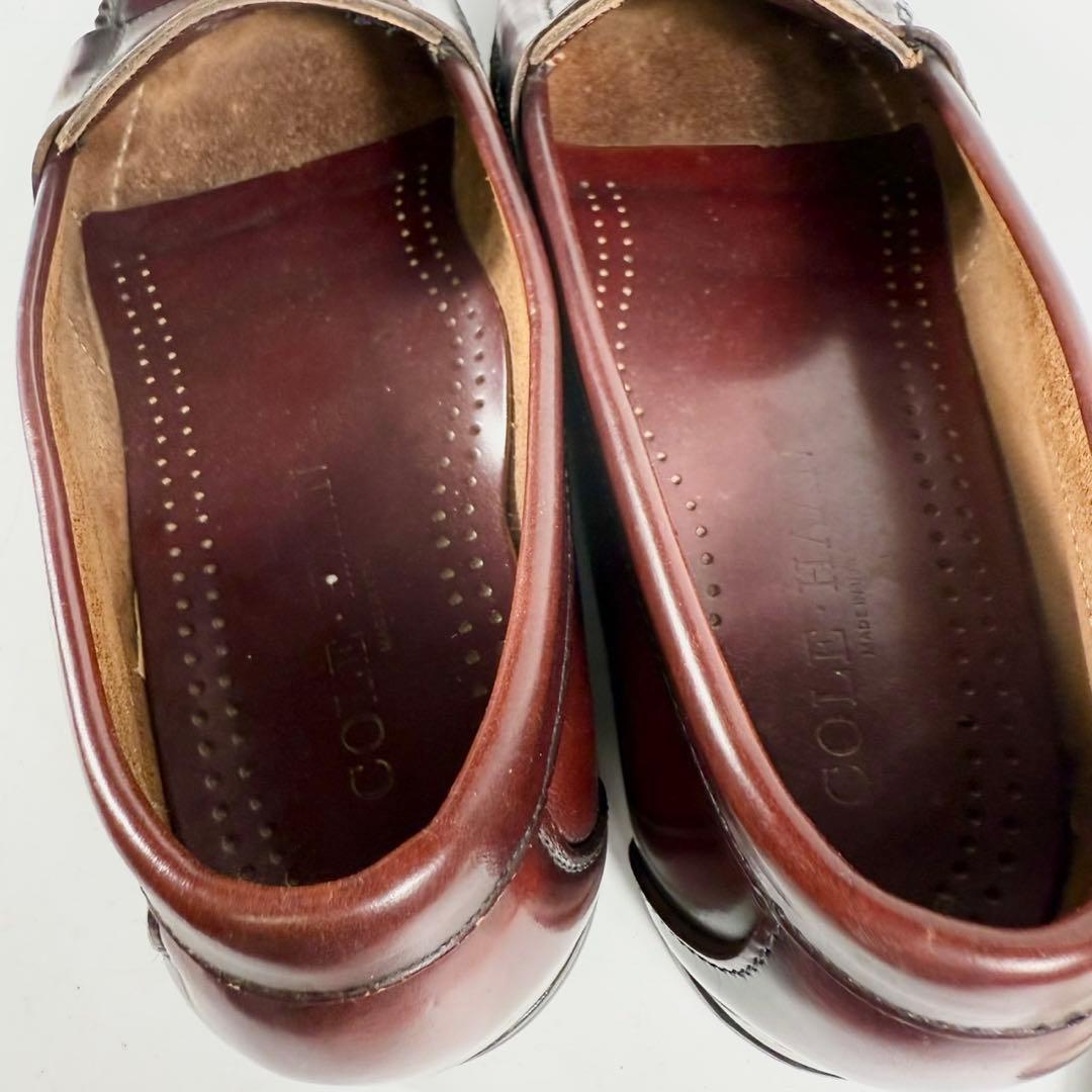 【USA製】COLE HAAN コールハーン　ローファー バーガンディー