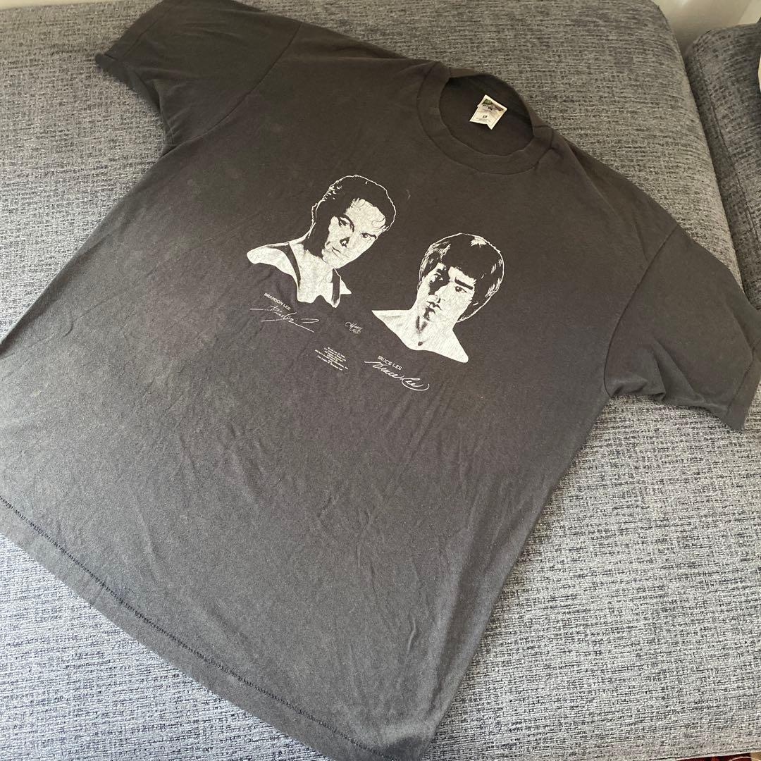 太*き様 ブルース・リー ブランドン・リー ヴィンテージ Tシャツ XL