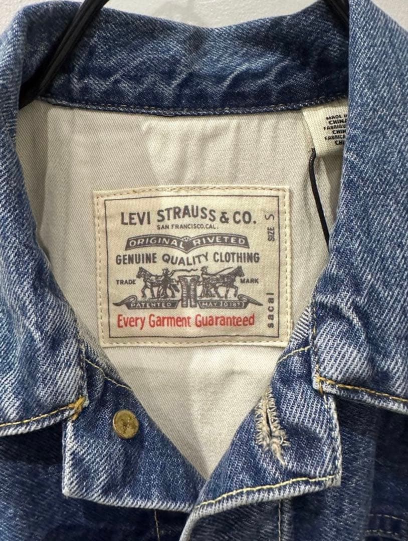 限定価格 Levi's sacai Women's Denim Jacket 2