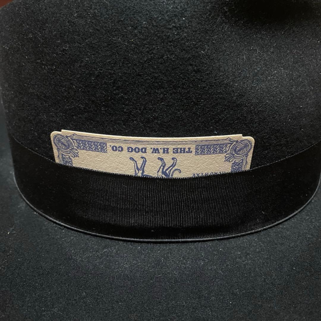 dog&co FRONT-H 黒 ウールハット 38