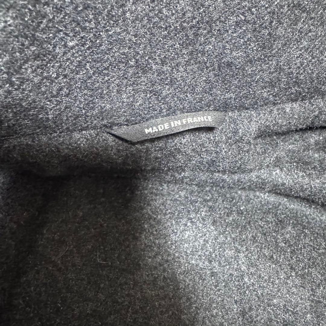 HERMES エルメス セリエボタン ダッフルコート カシミヤ