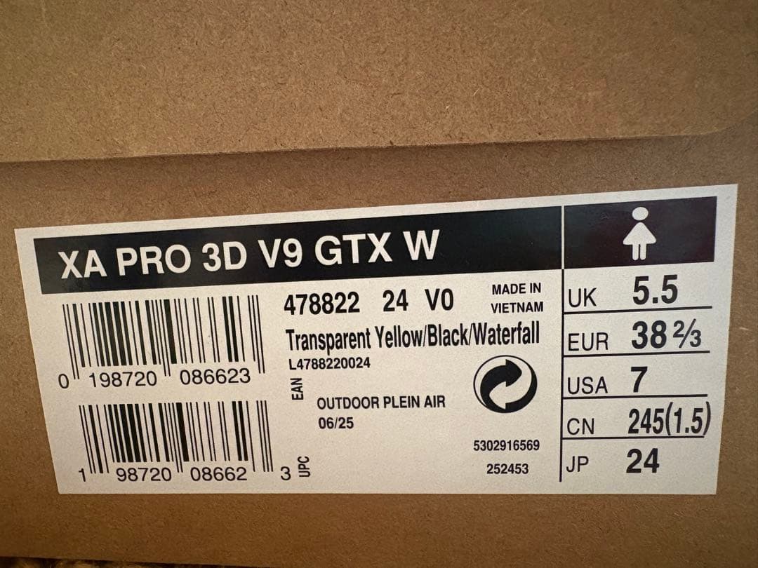 SALOMON XA PRO 3D スニーカー ホワイト/パープル/イエロー