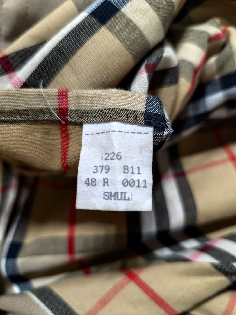 ボ*り様 バーバリーロンドン ライナー・ベルト付き ノバチェック トレンチコート