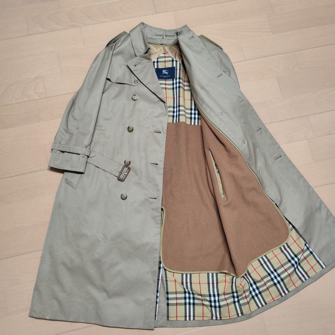 ボ*り様 バーバリーロンドン ライナー・ベルト付き ノバチェック トレンチコート
